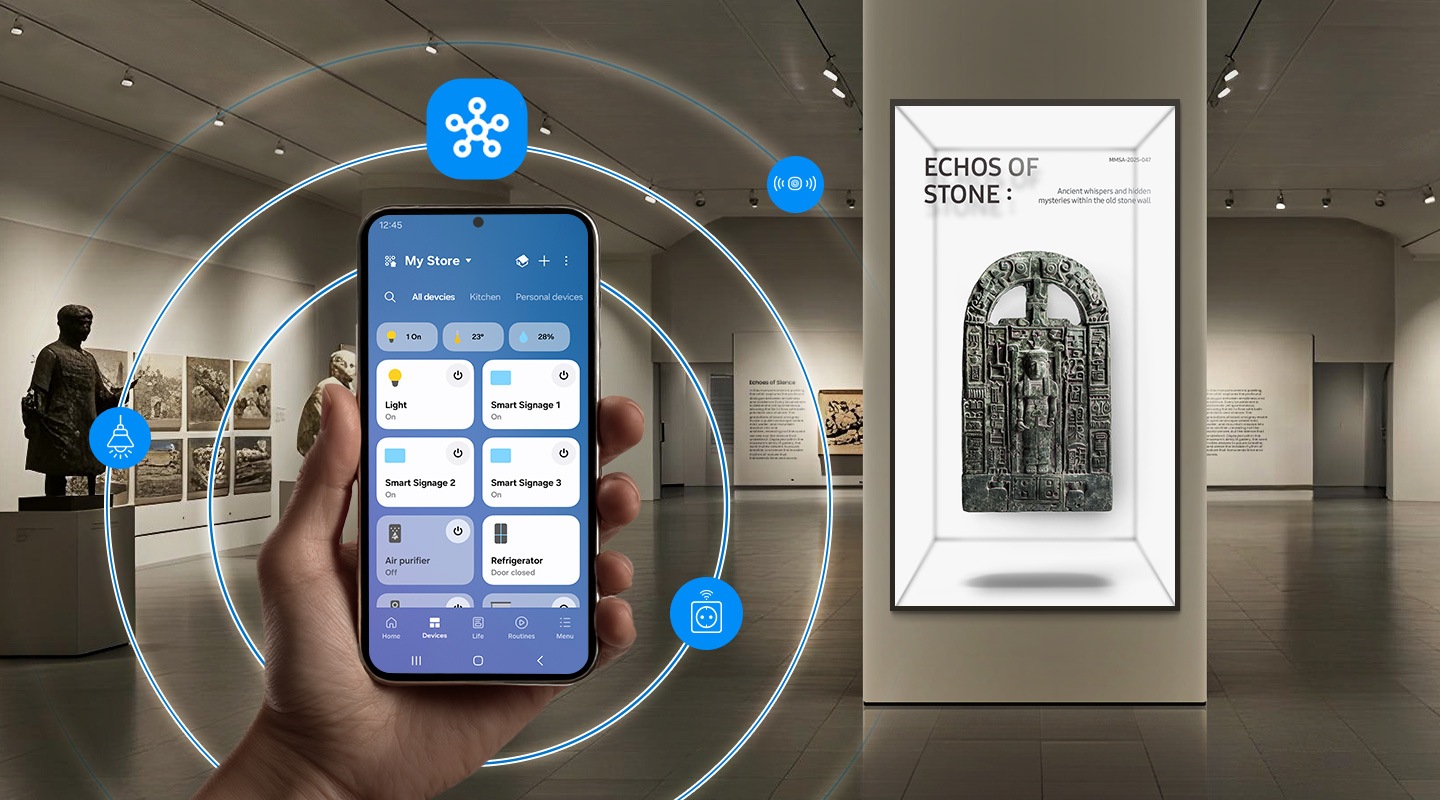 Samsung Spatial Signage smart control for business